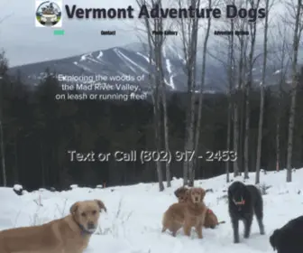 Vermontadventuredogs.com(Mysite 1) Screenshot