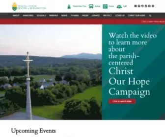 Vermontcatholic.org(Vermont Roman Catholic Diocese) Screenshot