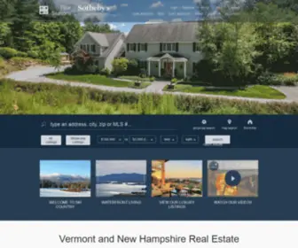 Vermontcountryproperties.com(Homes for Sale) Screenshot