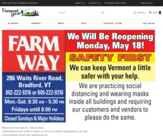 Vermontgear.com(Farm-Way, Inc) Screenshot