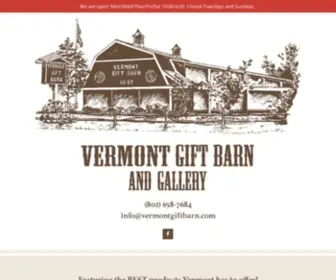Vermontgiftbarn.com(Featuring the BEST products Vermont has to offer) Screenshot