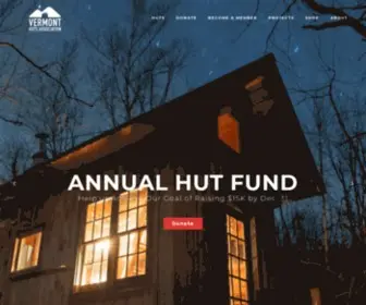 Vermonthuts.org(The mission of the Vermont Huts Association) Screenshot