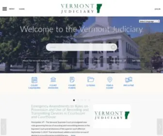 Vermontjudiciary.org(Vermont Judiciary) Screenshot