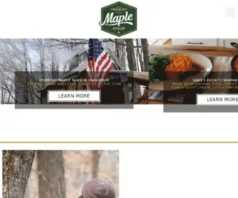 Vermontmaple.org(Vermont Maple Sugar Makers' Association) Screenshot
