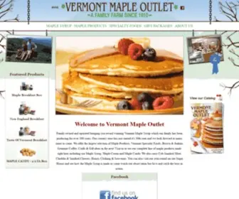 Vermontmapleoutlet.com(Vermont Maple Outlet in Jeffersonville) Screenshot