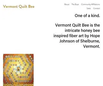 VermontQuiltbee.com(Vermont Quilt Bee) Screenshot