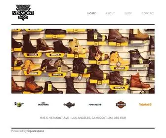 Vermontshoesla.com(Shoe store) Screenshot