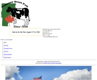 Vermontstatefair.org(The Vermont State Fair) Screenshot