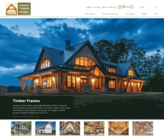Vermonttimberworks.com(Timber frame experts) Screenshot