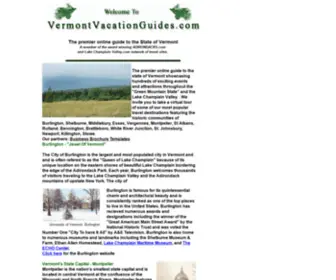 Vermontvacationguides.com(Vermont) Screenshot