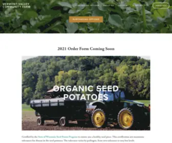 Vermontvalley.com(We grow 17 varieties of organic seed potatoes. Our potato seed) Screenshot