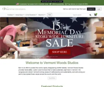 Vermontwoodsstudios.com(Vermont Woods Studios) Screenshot