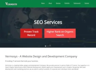 Vermosys.com(SEO Services Company) Screenshot