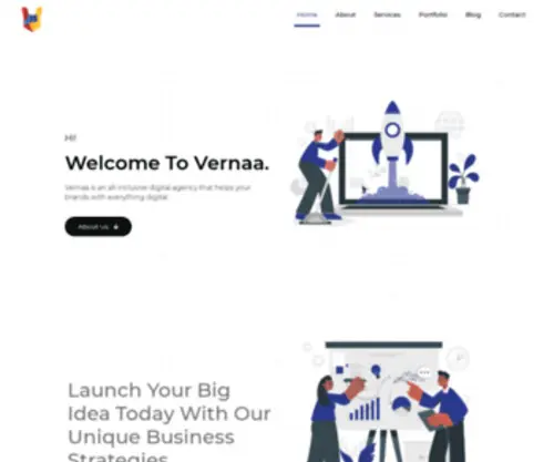 Vernaa.com(Best Digital Marketing Agency in Hyderabad) Screenshot