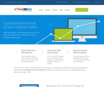 Vernalinfotech.com(Vernal Infotech) Screenshot