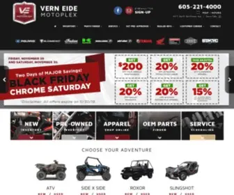 Verneidemotoplex.com(Vern Eide Motoplex) Screenshot