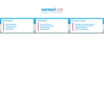Verneri.net(Verkkopalvelu kehitysvammaisuudesta) Screenshot