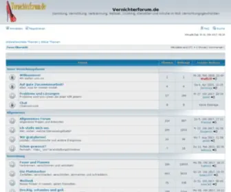 Vernichterforum.de(Übersicht) Screenshot