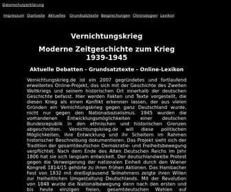 Vernichtungskrieg.de(Mächte) Screenshot