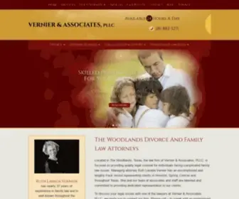 Vernierlawfirm.com(Houston Divorce Lawyer) Screenshot