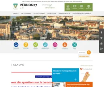 Vernon27.fr(Mairie de Vernon) Screenshot