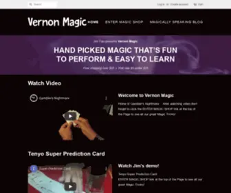 Vernonmagic.com(Vernon Magic) Screenshot