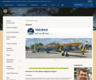 Verobeachairport.org(Vero Beach) Screenshot