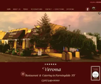 Veronafarmingdale.com(Best Italian Restaurant for The Holidays and New Years EVE in Farmingdale) Screenshot