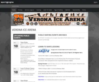 Veronaice.com(Verona Ice Arena) Screenshot