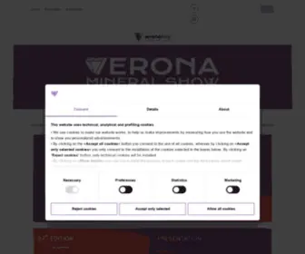 Veronamineralshow.com(Verona Mineral Show) Screenshot