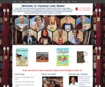 Veronicalanebooks.com(Series teaches children critical thinking skills) Screenshot