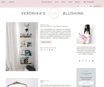 Veronikasblushing.com(Veronika's Blushing) Screenshot