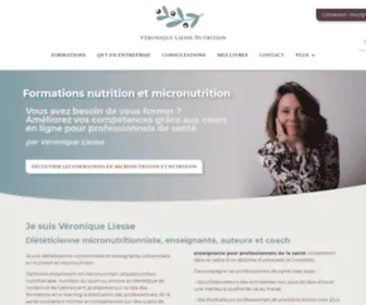 Veronique-Liesse-Nutrition.com(Formations Micronutrition Nutrition • Véronique Liesse) Screenshot