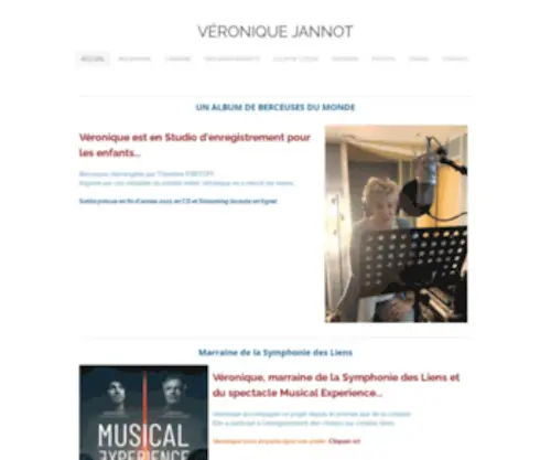 Veroniquejannot.com(Véronique JANNOT) Screenshot