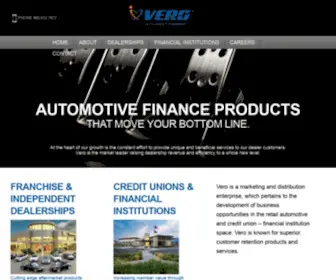 Veroproducts.com(Vero Products) Screenshot