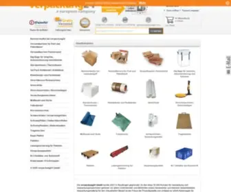 Verpackung24.com(Beschaffungsplattform B2B/B2G für Verpackung und Betriebsbedarf) Screenshot