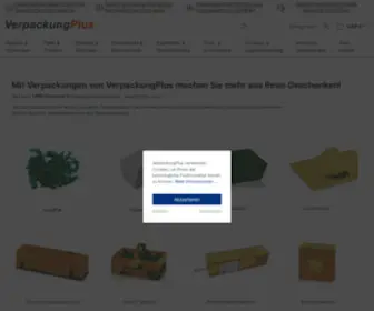 Verpackungplus.de(Verpackung und Verpackungsmaterial) Screenshot