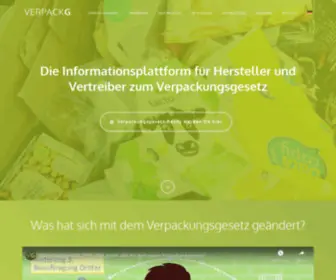 Verpackungsgesetz-Info.de(VerpackG auf dem neuesten Stand) Screenshot