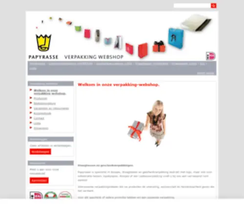 Verpakking-Webshop.eu(Geschenkverpakkingen) Screenshot