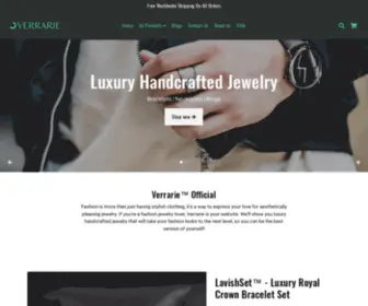 Verrarie.com(Luxury Handcrafted Jewelry) Screenshot