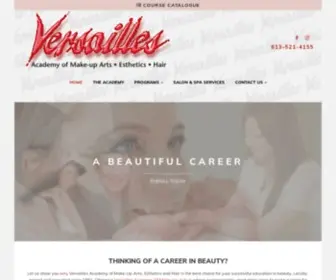 Versaillesacademy.com(Cosmetic Academy Ottawa) Screenshot