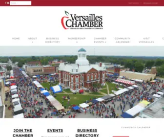 Versailleschamber.com(Versailles Area Chamber of Commerce) Screenshot