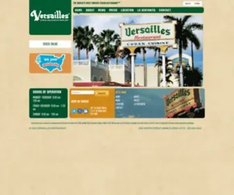 Versaillesrestaurant.com(Versailles Home) Screenshot