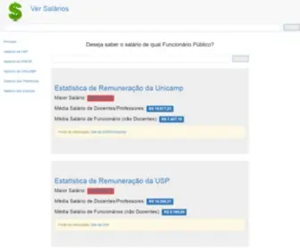 Versalarios.com.br(Salários) Screenshot