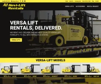 Versaliftforkliftrental.com(Versa-Lift Forklift Rental, Versa-Lift Rentals) Screenshot