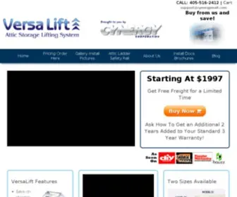 Versaliftsystems.com(Versa Lift Systems) Screenshot