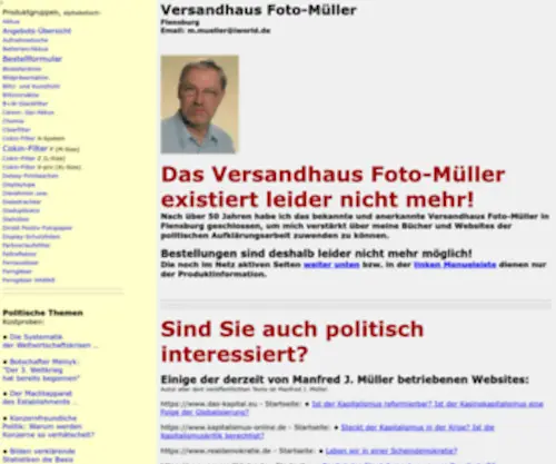 Versandhaus-Foto-Mueller.de(Fotozubehör) Screenshot