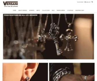 Versani.com(Discover versani's unique range of jewelry inc) Screenshot