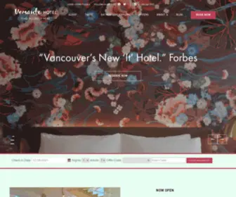 Versantehotel.com(Versante Hotel) Screenshot