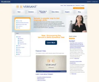 Versanttest.com(Automated language tests) Screenshot
